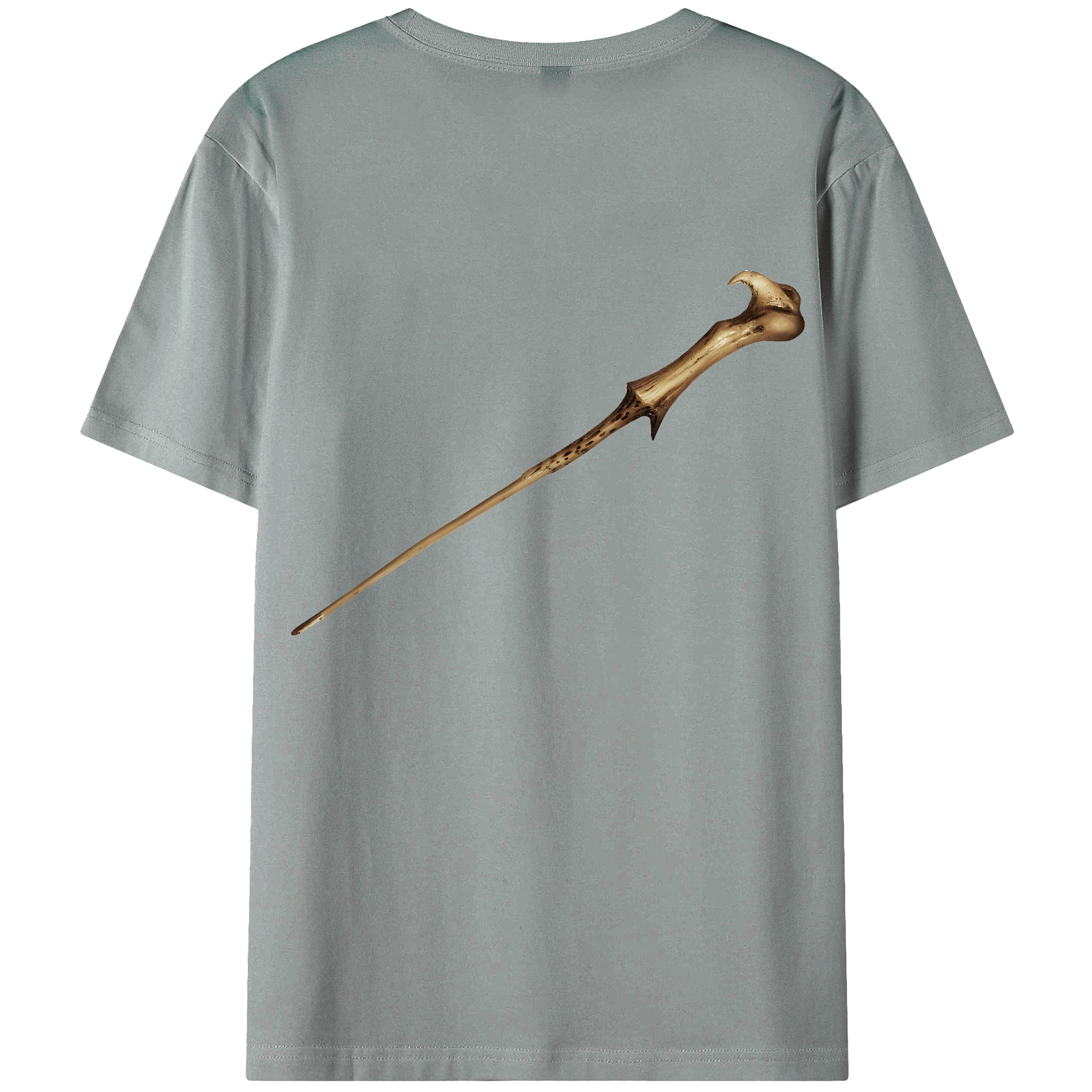 （画像用） Harry Potter ハリー・ポッターシリーズ 綿100％ メンズ半袖Tシャツ（バックプリント） 通気性